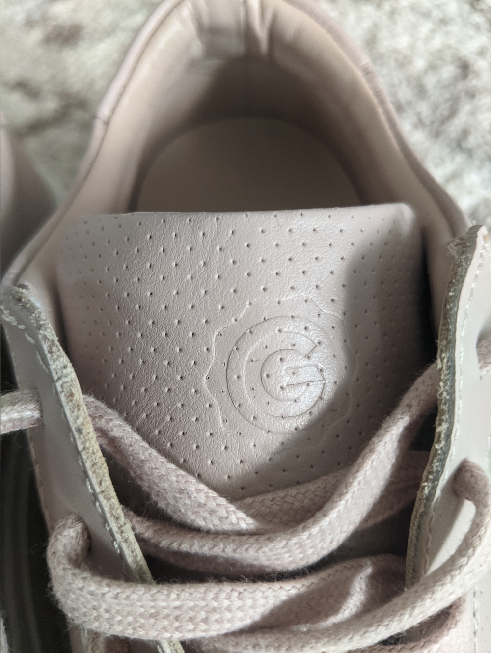 GREATS Women's Casual Lace-Up Sneakers in Blush Pink MADE In ITALY - Picture 3 of 9